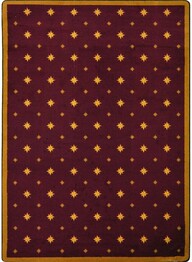 Joy Carpets Any Day Matinee Walk of Fame Burgundy
